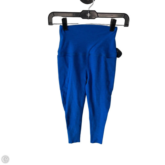 Athletic Leggings Capris By Beyond Yoga In Blue, Size: Xs