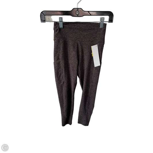 Athletic Leggings Capris By Aerie In Brown, Size: Xsp