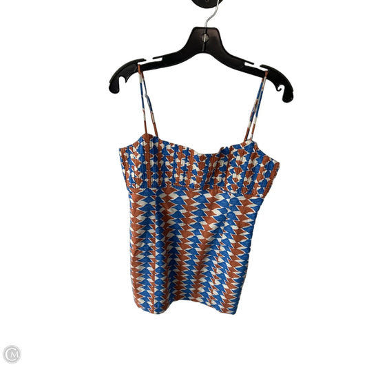 Dress Casual Short By Maeve In Blue & Brown, Size: M