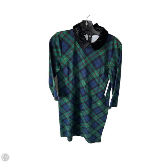 Dress Party Midi By Talbots In Black & Green, Size: Mp