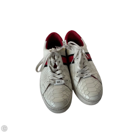 Shoes Sneakers By Michael By Michael Kors In Black & Red, Size: 9