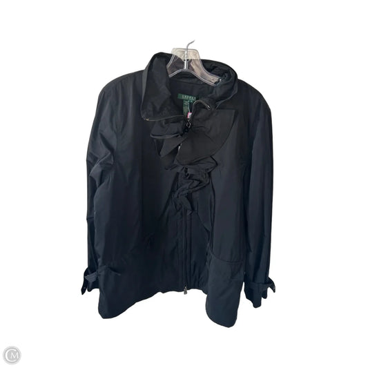 Coat Parka By Lauren By Ralph Lauren In Black, Size: Xl