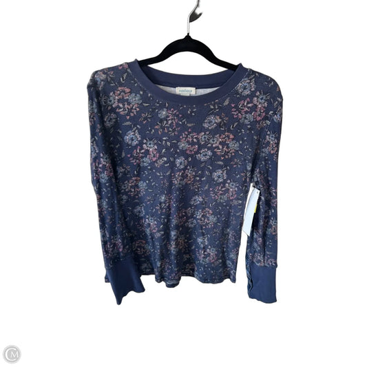 Top Long Sleeve By Sundance In Blue & Pink, Size: L