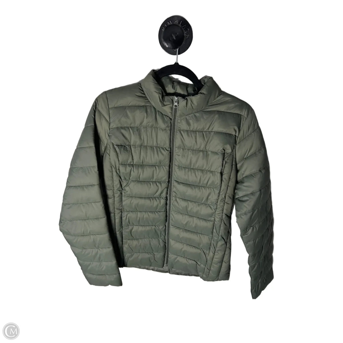 Jacket Puffer & Quilted By Love Tree In Green, Size: M