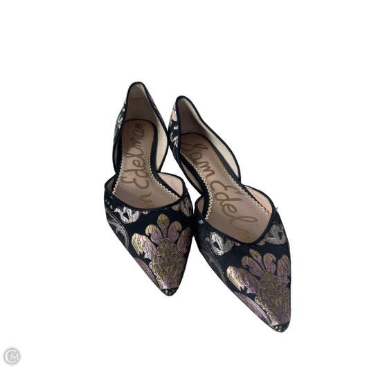 Shoes Flats By Sam Edelman In Black & Gold, Size: 7.5
