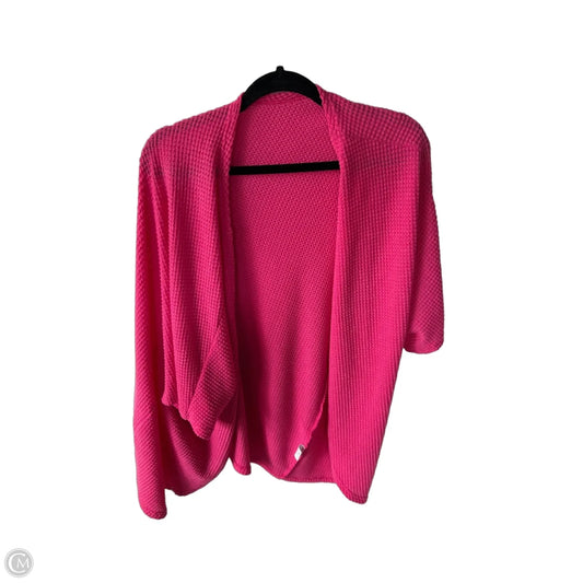 Sweater Cardigan By Cme In Pink, Size: Xxl