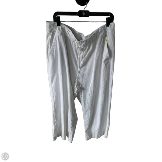 Pants Linen By Lane Bryant In White, Size: 18