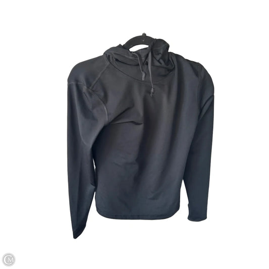 Athletic Sweatshirt Hoodie By Nike In Black, Size: M
