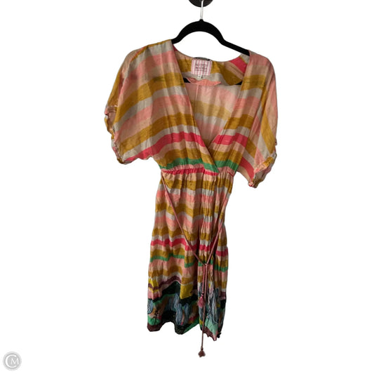 Dress Casual Maxi By Scotch & Soda In Pink & Yellow, Size: M