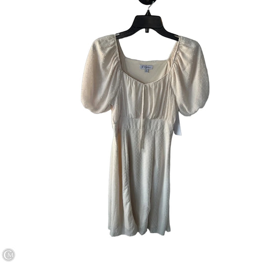 Dress Casual Midi By Polygram In Cream, Size: S