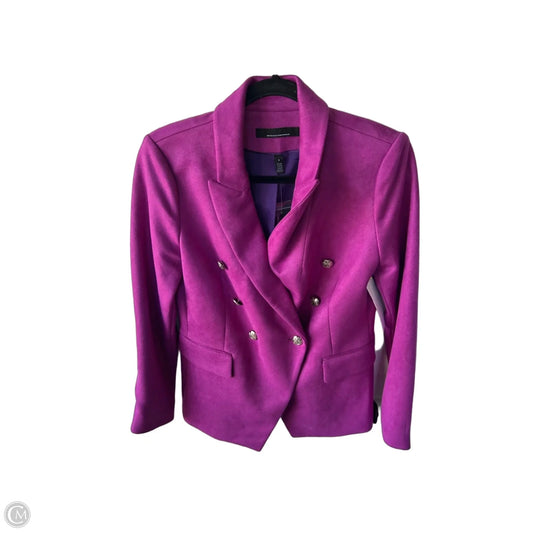 Blazer By White House Black Market In Purple & Silver, Size: S