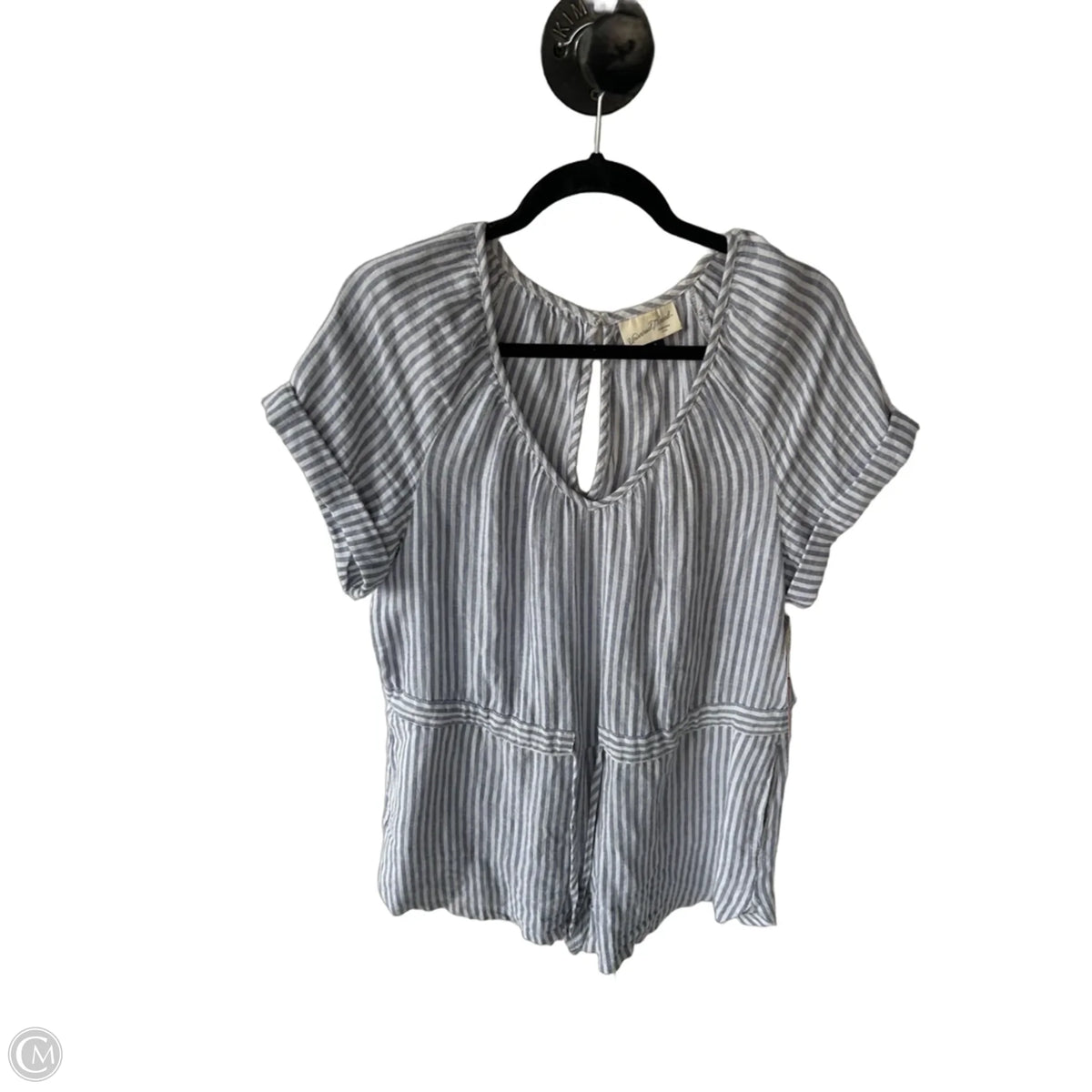 Romper By Universal Thread In Blue & White, Size: S