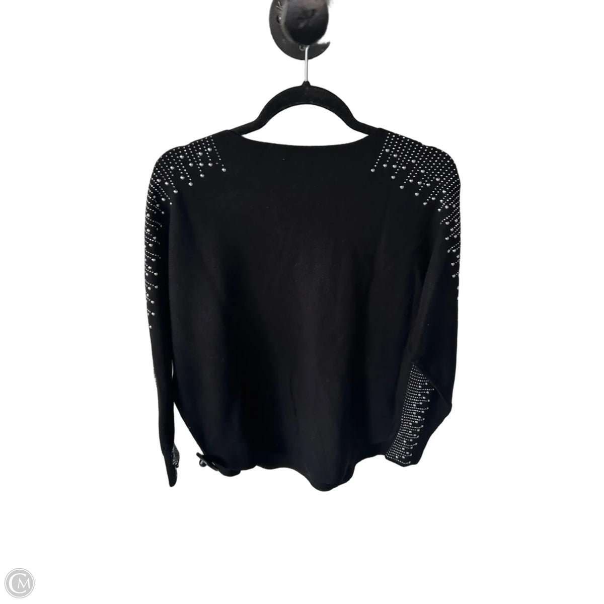 Sweater By Cmb In Black & Silver, Size: S