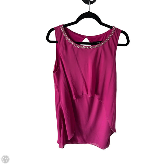 Dress Party Midi By Cmc In Pink & White, Size: L