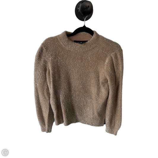Sweater By White House Black Market In Tan & White, Size: Xs