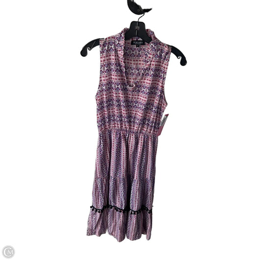Dress Party Midi By Cmb In Pink & Purple, Size: S