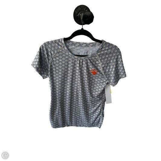 Athletic Top Short Sleeve By Rabbit In Blue & Grey, Size: Xs