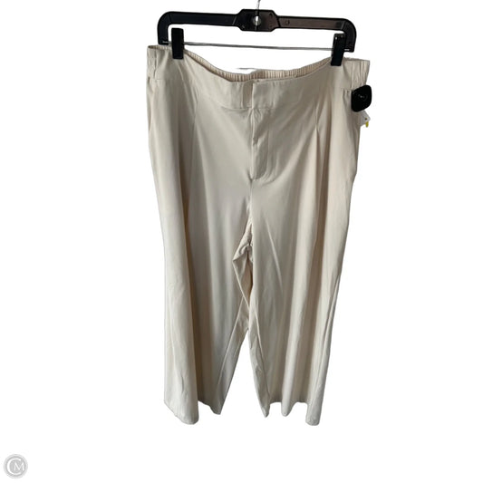 Athletic Pants By Athleta In Cream, Size: 16
