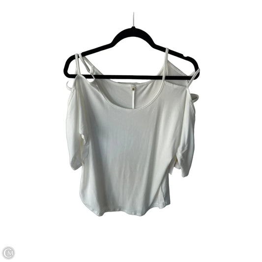 Top 3/4 Sleeve By Cme In White, Size: M