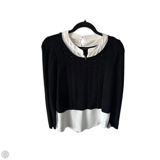 Sweater By White House Black Market In Black & White, Size: S