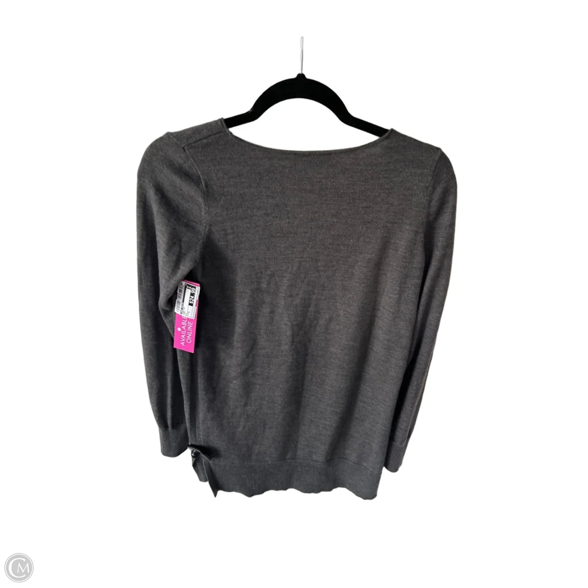 Sweater By Ann Taylor In Grey, Size: S