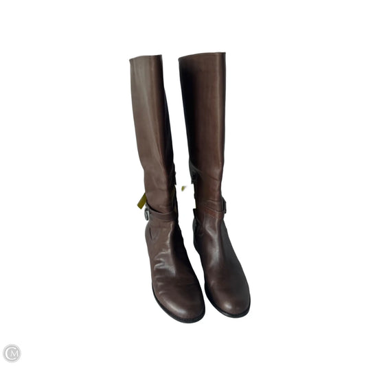 Boots Knee Heels By Michael By Michael Kors In Brown, Size: 10