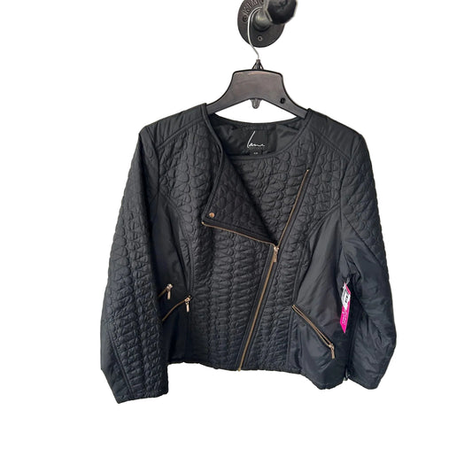 Jacket Moto By Lane Bryant In Black, Size: Xl