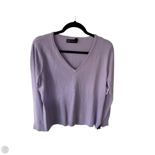 Sweater By New York And Co In Purple, Size: L
