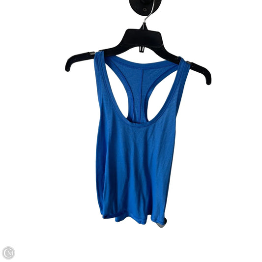 Athletic Tank Top By Lululemon In Blue & Grey, Size: S