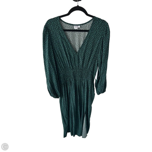 Dress Casual Maxi By Gap In Black & Green, Size: Xl
