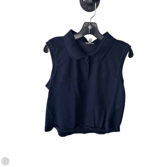 Top Sleeveless By Talbots In Navy, Size: Xl