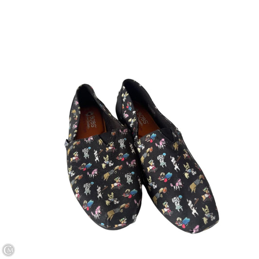 Shoes Flats By Bobs In Black & Blue, Size: 10