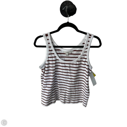 Tank Top By On 34th In Brown & White, Size: M
