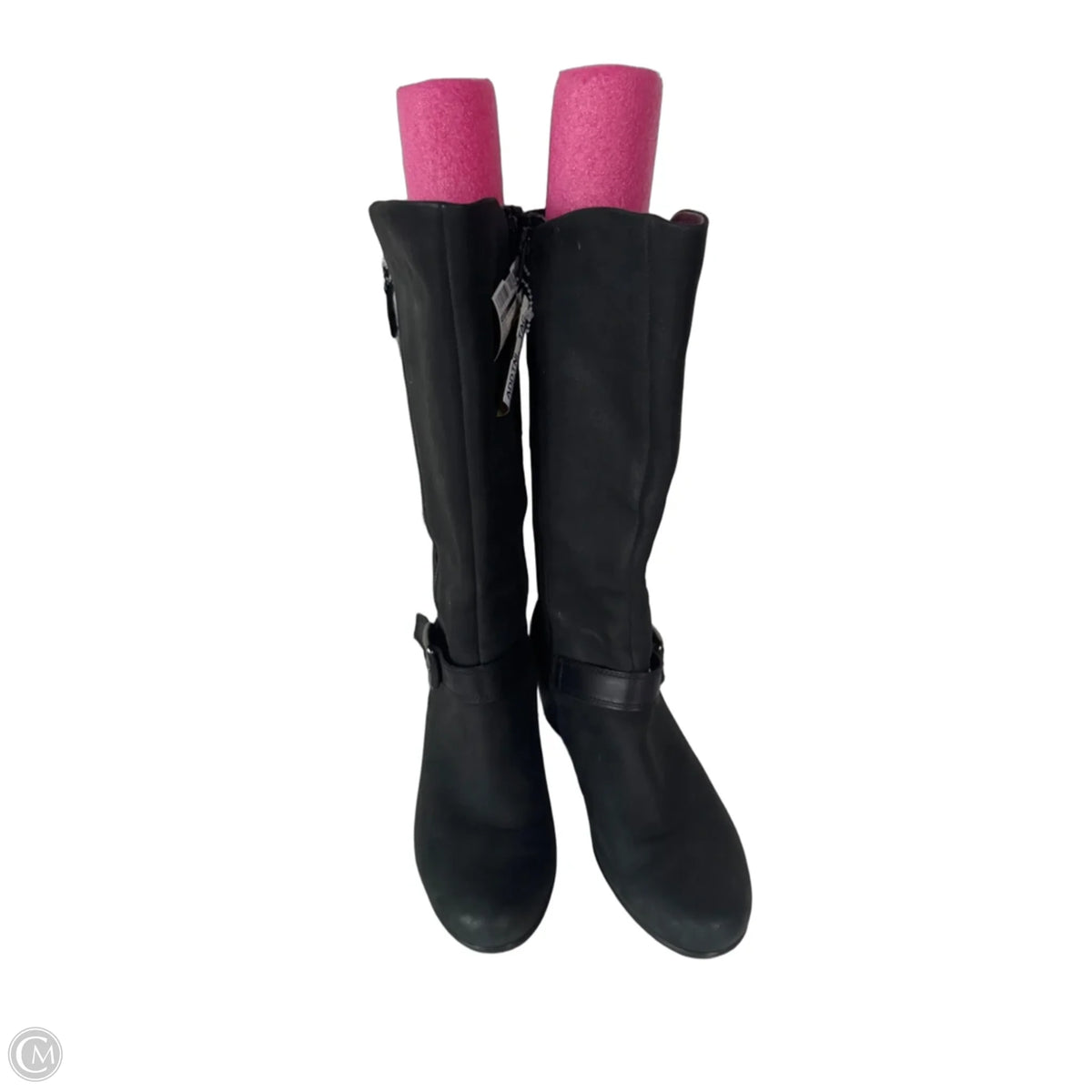 Boots Mid-calf Heels By Ecco In Black, Size: 8.5