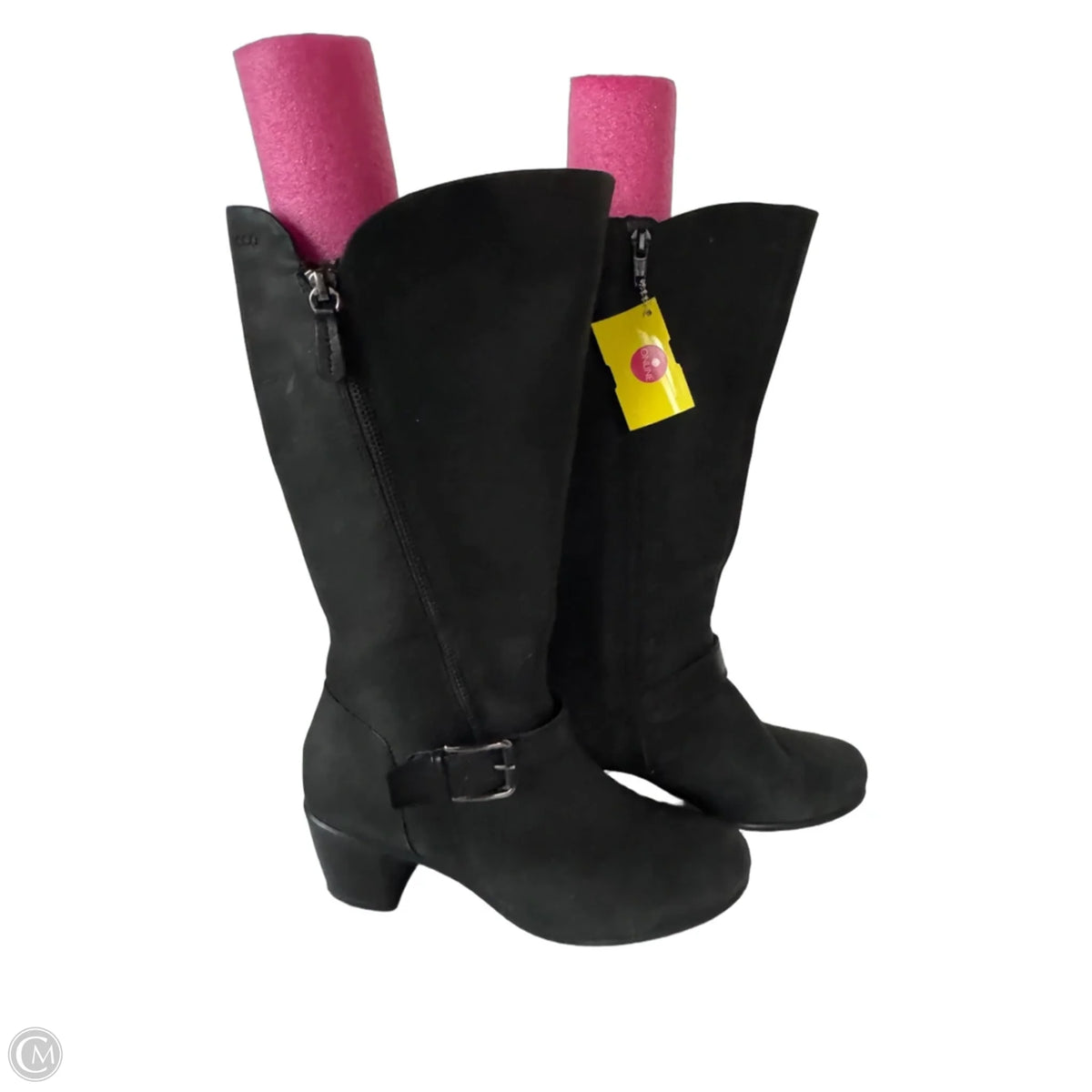 Boots Mid-calf Heels By Ecco In Black, Size: 8.5
