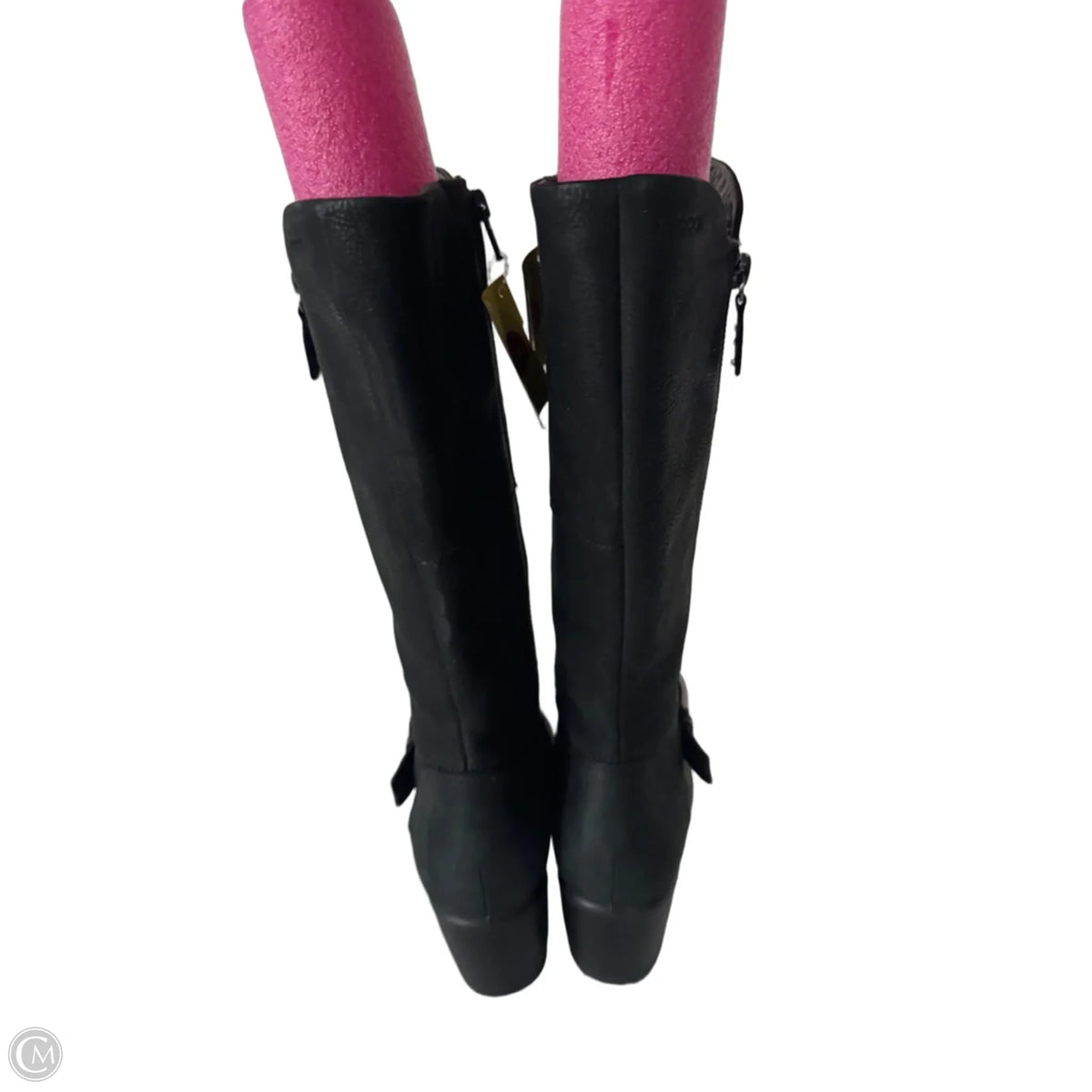 Boots Mid-calf Heels By Ecco In Black, Size: 8.5