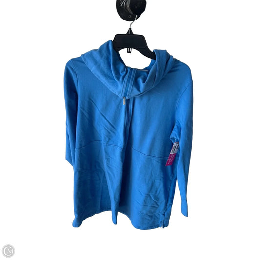 Sweatshirt Collar By D&co. In Blue, Size: 2x