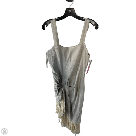 Dress Party Midi By 12th Tribe In Cream & Tan, Size: L