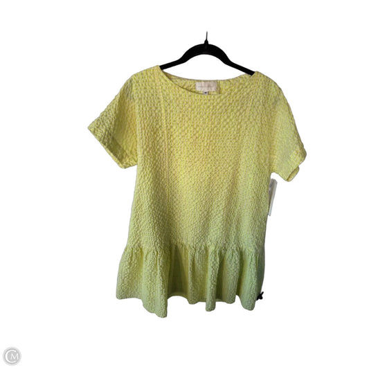 Dress Casual Short By Corey Lynn Calter In Cream & Yellow, Size: M