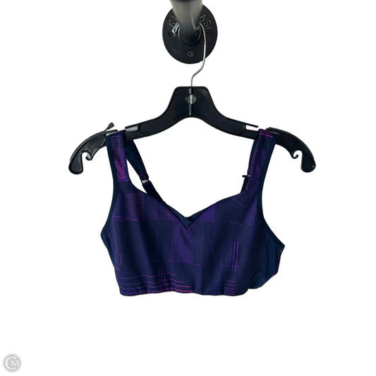Athletic Bra By Brooks In Blue & Purple, Size: S