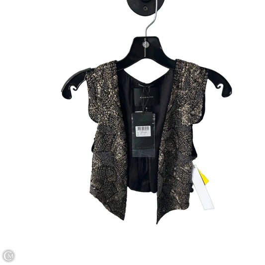 Vest Other By Cma In Black & Gold, Size: S
