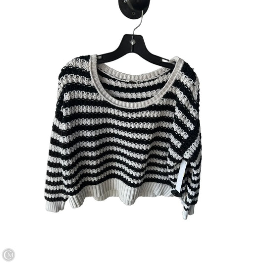 Sweater By Free People In Black & Cream, Size: S