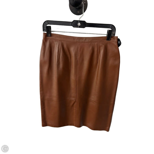 Skirt Midi By Talbots In Brown, Size: 10
