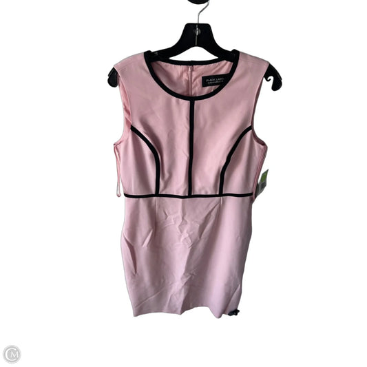 Dress Work By Black Label In Pink, Size: M
