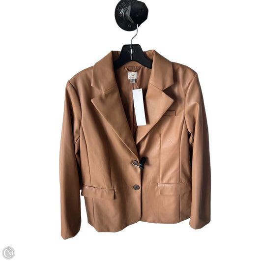 Blazer By A New Day In Brown, Size: Xs