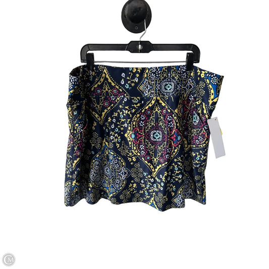 Skort By Tribal In Blue & Yellow, Size: 18
