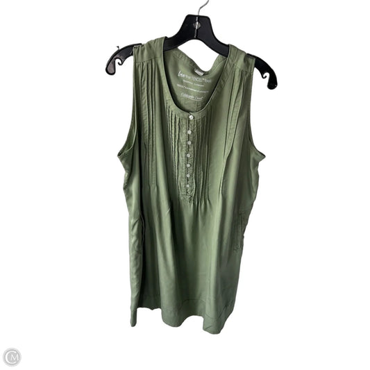 Dress Casual Midi By Coldwater Creek In Green, Size: Xl