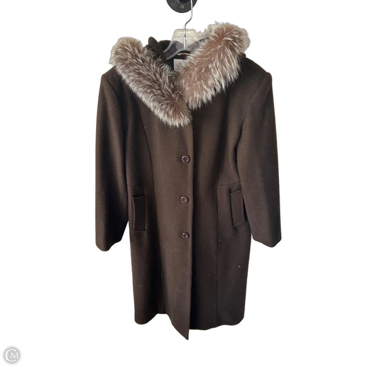 Coat Wool By Cma In Brown, Size: Sp