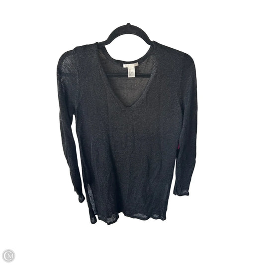 Tunic Long Sleeve By H&m In Black, Size: S