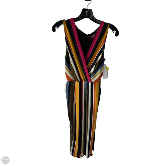 Jumpsuit By Vince Camuto In Black & Gold, Size: S